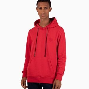 INIMIGO CLASSIC HEART RED PULL OVER HOODIE SWEATSHIRT 4xl
